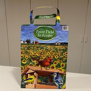 🌼3/$20🌼 XL Upcycled Reusable Bird Seed Tote Bag ♻️